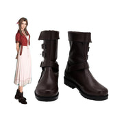 FF7 Final Fantasy Remake Aerith Gainsborough Stiefel Cosplay Schuhe - cosplaycartde